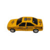 Classic Iranian Taxi Toy – Peugeot Pars Model with Lights in Yellow (2)