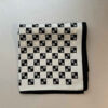 Elegant Black & White Mini Scarf – A Timeless Fashion Accessory (2)