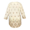 Elegant Cream Manto with Stunning Rhombus Design (2)