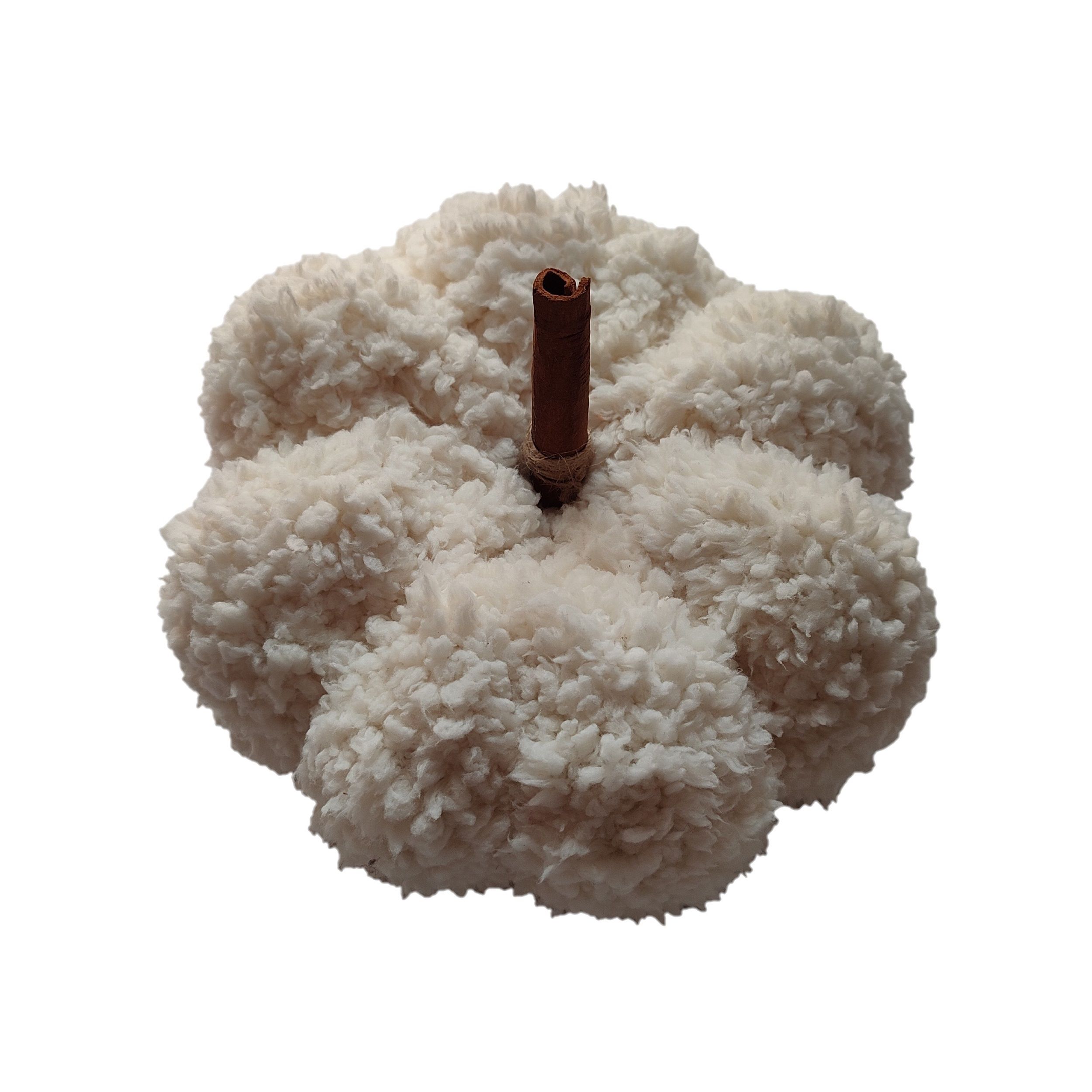 Fabric Pumpkin Ornament – Cozy Fall Decor for Home or Office