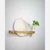 Geometric Mirror Key Hanging – Wood-Based Wall Organizer with a Modern Twist (3)