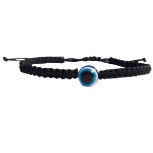 Handmade Embroidered Evil Eye Bracelet – Custom Colors