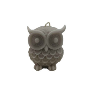 Handmade Owl Sculpture Candle – Contemporary Decorative Piece
