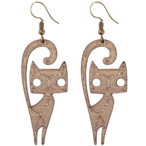 Handcrafted Wooden Earrings – Lightweight Boho Dangle Design
