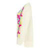 Iranian Manto Perfect for Warm Weather Comfort & Style in Cream Geometric Design (3)