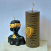 Luxury Handmade Cylindrical Candle – Cylindrical & Natalie Large Size with Unique Design (2x) (1)