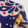 Navy Blue Scarf With Gorgeous Floral Design -Timeless Style for Every Season (3)