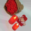 Realistic LED Candle – Battery Operated with Convenient OnOff Button in Flower Shape (2)