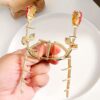 Rose Flower Hair Claw for Women - Fashionable and Unique (4)