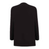 Round Neckline Manto with Embroidery Floral Design for Any Occasion in Black (3)