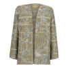 Women's Blazer-Style Manto Ideal for Everyday Wear & Ceremony in Beige (2)