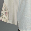 Women's Linen Manto, Hand-Embroidered with Sequins, Indian Style in Cream (5)