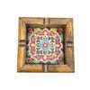 Wooden Ashtray for Cigar Lovers – Elegant, Great for Office, Patio with Tile Design (4)