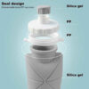 0.6 L Collapsible Silicone Water Bottle – Portable & Space-Saving Design (5)