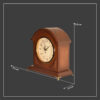 A Touch of Vintage - The Warm, Wooden Soul of Dre Clock in Brown (1)