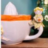 Aesthetic Ceramic Squeezer – Pastel Pink Manual Juicer for Citrus Fruits (1)