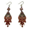 Art-Inspired Wooden Earrings – Colorful Abstract Expression (1)