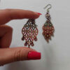 Art-Inspired Wooden Earrings – Colorful Abstract Expression (2)