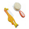 Baby Comb & Brush Set with Cute Giraffe Design – Perfect for Infant Hair Care (4)
