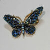 Butterfly Brooch in Navy Blue – Perfect for Dresses, Shawls & Coats (3)