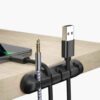 Cable Management Organizer – Wire & Cord Holder for Home, Office, & Gaming Setup (3x) (13)