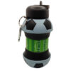 Collapsible Silicone Water Bottle – Soccer Ball Design, 0.55 L Capacity (3)