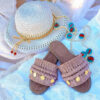 Dusty Pink Macramé Sandals - Perfect for Beautiful, Confident Women (5)