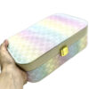Elegant Faux Leather Jewelry Box for Travel, Home Storage & Gift (3)