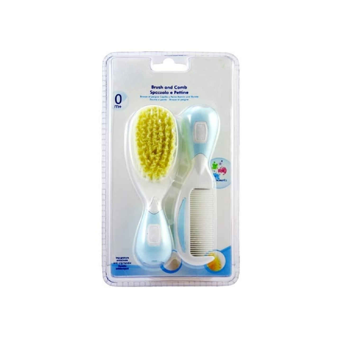 Gentle Baby Comb & Brush Set for Newborn – Ideal for Daily Grooming, Massage of the Scalp