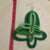 Green Butterfly Wooden Earrings – Nature-Inspired Boho Beauty (3)