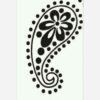 Hand-Carved Paisley Stamp – Linoleum Printmaking Tool Suitable for Fabric & Paper