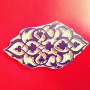 Handmade Linoleum Stamp – Traditional Mandala Craft Stamp