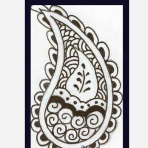 Handmade Traditional Stamp – Boteh Jegheh (Paisley) Design