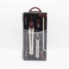 High-Precision Compass Set for Engineering, Architecture & Math Students in Cherry