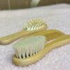 Kids Wooden Hairbrush & Comb Set - Gentle Detangling for Hair Care 3-Piece (2)