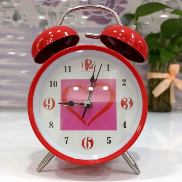 Loud, Lovely & Red - Insect Twin Bell Alarm Clock for Your Desk (1)