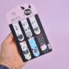 Magnetic Bookmark Set – Suitable for Gift with Cute Cat Fantasy Design (6x) (1)