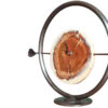 Metal Roots, a Deck Clock That Dreams in Tree - With Poem Pattern (2)