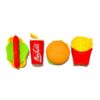 Mini Fast Food Erasers – Cute Burger, Pizza, Soda & Fries Set (x4) (3)