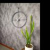 Modern Home Wall Clock – Beautiful Metal Finish in Trendy Colors (1)
