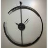 Modern Metal Wall Clock with Crescent Moon Design – Elegant & Unique (2)