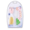 Newborns’ Hairbrush & Comb Set - Cute Elephant & Giraffe Design