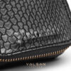 Portable Leather Jewelry Box with Compartments for Rings & Bracelets in Black (1)