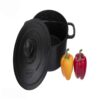 Pre-Seasoned Cast Iron Pot Size 20 – Ideal for Slow Cooking & Baking (4)