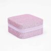 Shiny Travel Jewelry Organizer Box – Faux Leather, Compact & Stylish (7)