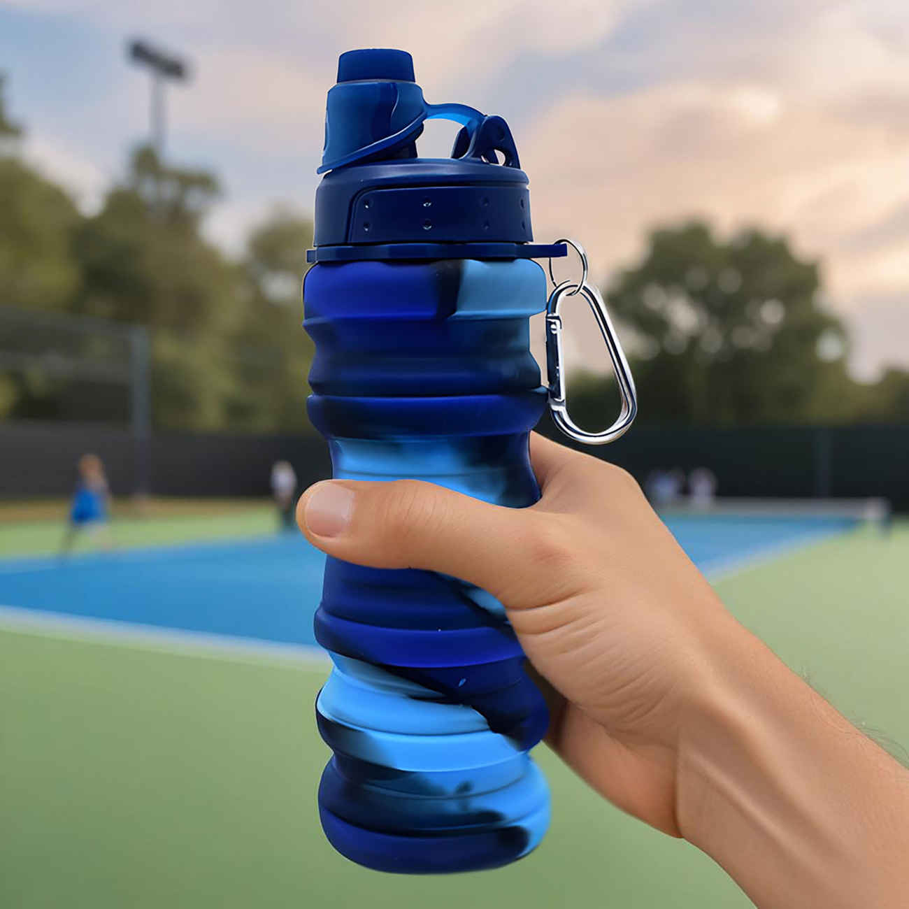 Silicone Water Bottle for Kids – Safe, Foldable & Easy to Carry