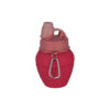 Silicone Water Bottle – Flexible, Safe for Kids, School & Camping with Strawberry Design (5)
