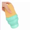 Silicone Water Bottle – Fun Ice Cream Design, Portable & Collapsible for Kids (3)