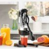 Silver Manual Citrus Squeezer – Heavy Duty Hand Press for Lemons & Other Fruit (3)