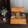 Traditional Wooden Nut Organizer Box – Multi-Compartment Storage for Serving (1)